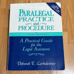 Paralegal Practice and Procedure Book